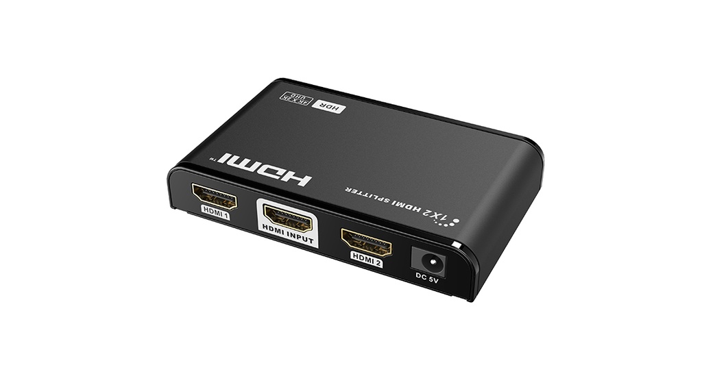 HDMI jako 1>2 4K@60 HDR HDMI 2.0 HDCP 2.2 18Gpbs