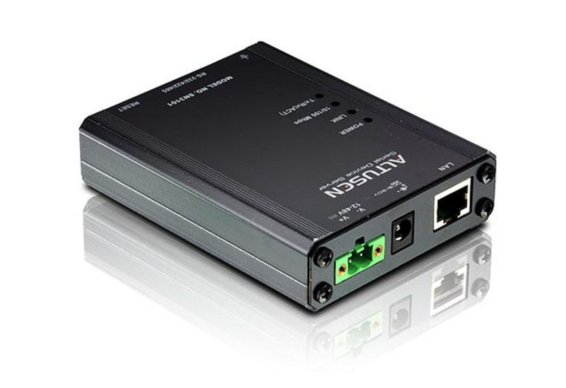 RS-232/422/485 3-in-1 port Serial over IP