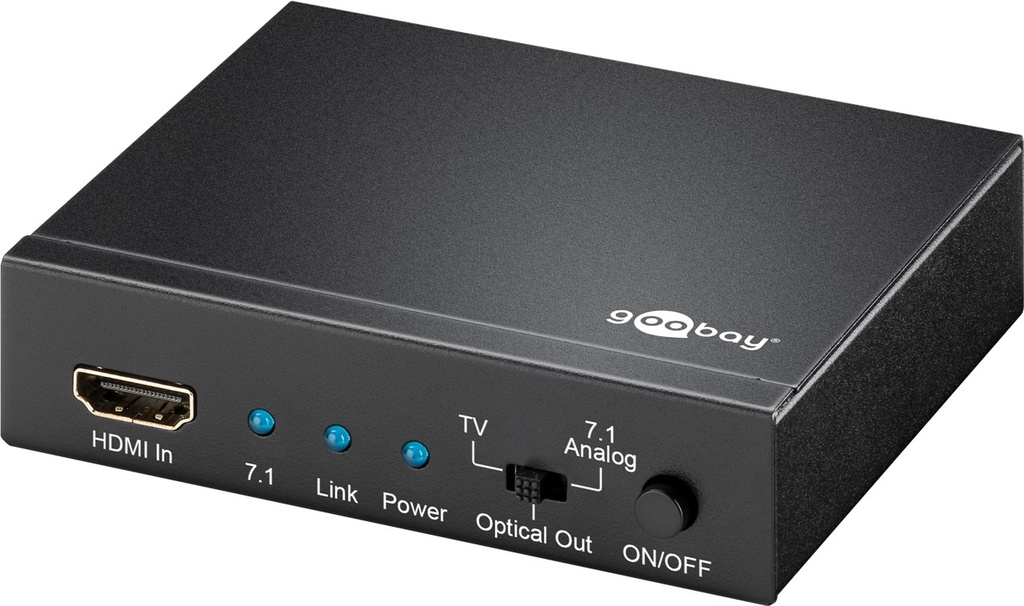 HDMI audioerotin 4K 7.1 HDCP 1.2 audio extractor