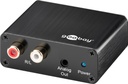 Digi>Ana audio muunnin TS/Coax > 2XRCA/3,5 Plugi