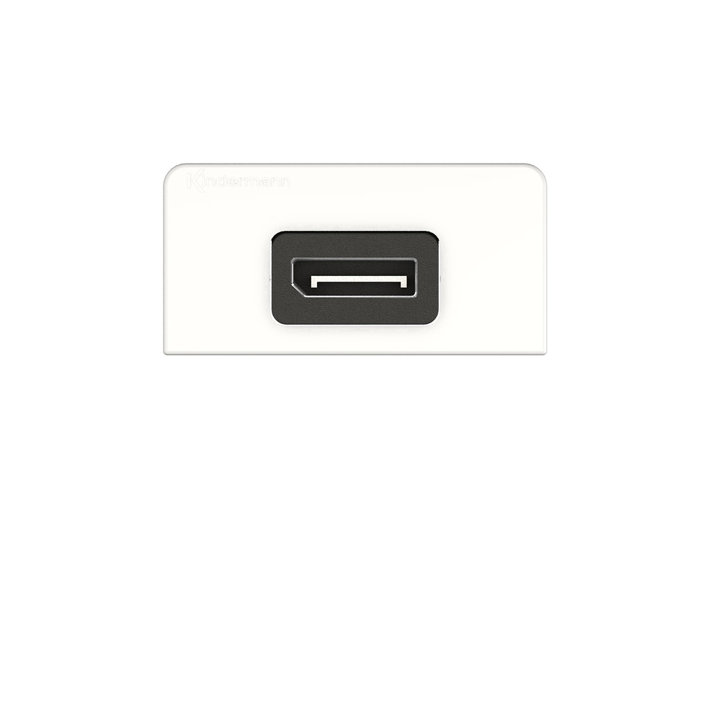 KDC DisplayPort  90° naaras/naaras adapteri