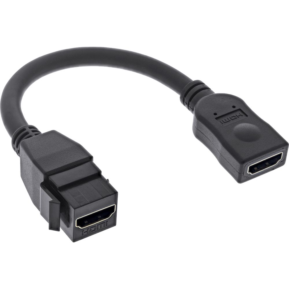 HDMI Keystone adapteri 4K/60Hz Keystone HDMI A-n / A-n 0.2m mu