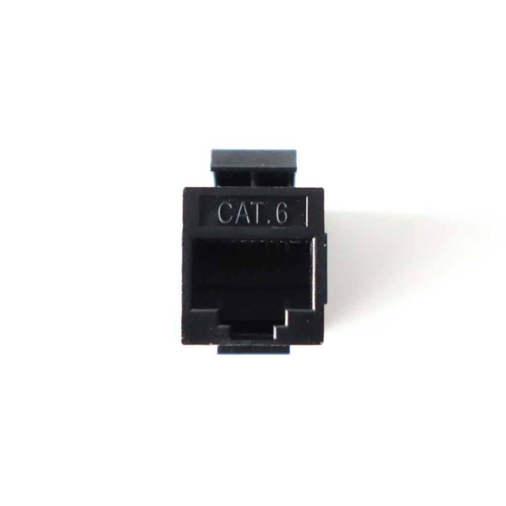 RJ45-naaras/RJ45-naaras CAT6 musta