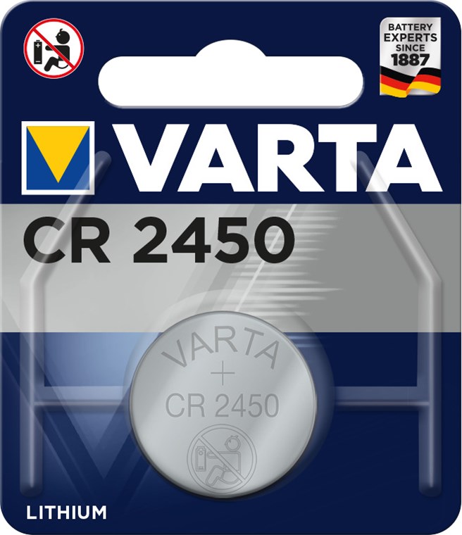 Lithiumparisto CR2450 3V 560mAh Varta 6450