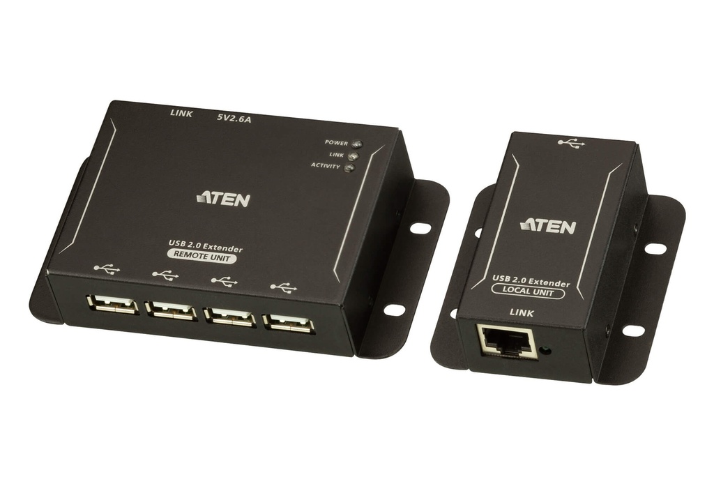 4-porttinen USB 2.0 Extender 50m point to point