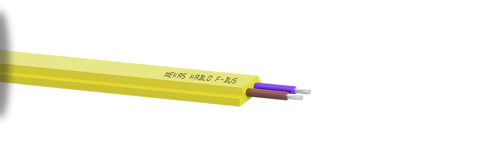 F-BUS AS-i lattakaapeli 2x2,5 mm² keltainen