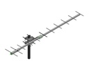VIRVE-antenni 370-390 MHz, 14dBi N-naaras, sis. kiinn AETM160-6-L