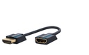 HDMI-adapteri 0,1m Flex ahtaisiin paikkoihin Clicktronic