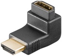 HDMI-A-uros/naaras kulma-adapt. 90°