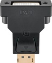 Adapteri DisplayPort uros>DVI-naaras