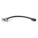 PRO IN -HDMI-runko, HS Ethernet naarasliitin 20cm kaapelilla