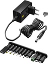 Verkkolaite 100-240V>3-12V/1A 8xDC-pistoke, hakkuri +USB